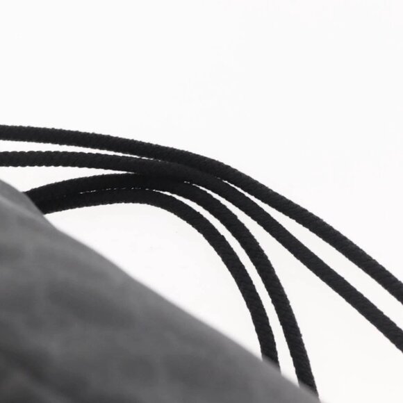 GUCCI GG Supreme Sherry Line Backpack PVC Black Auth BA5738 - Picture 12 of 15